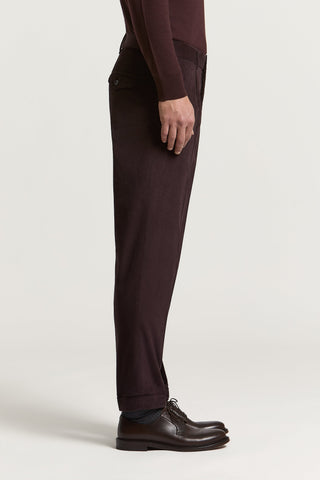 Pantalone chino in velluto di cotone