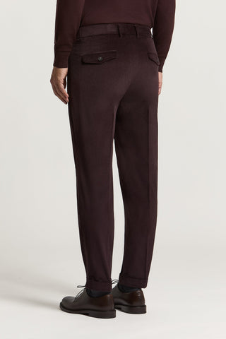 Pantalone chino in velluto di cotone