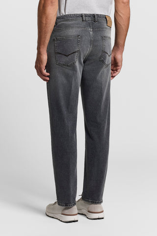 Regular fit cotton twill jeans