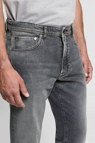 Regular fit cotton twill jeans