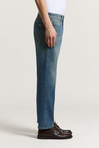 Denim in twill di cotone