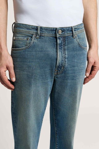 Denim in twill di cotone
