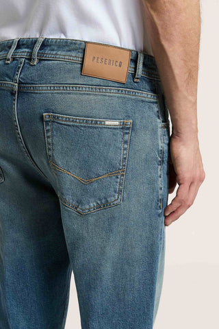 Denim in twill di cotone