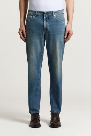 Denim in twill di cotone