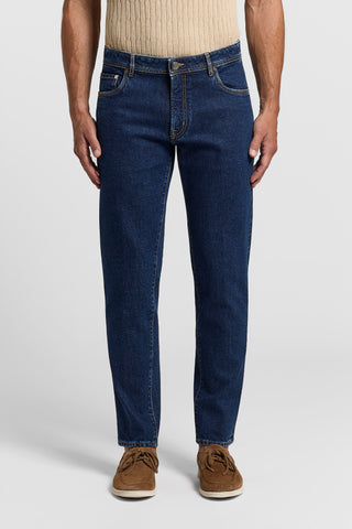 Slim fit cotton twill jeans