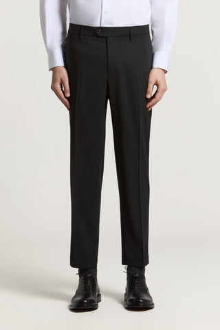 Pantalone in tela di lana tecnica