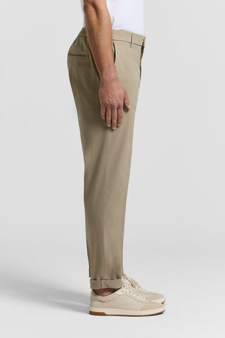 Pantaloni jogger in popeline di cotone