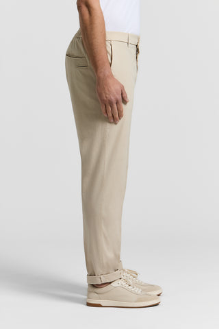 Cotton poplin jogger trousers