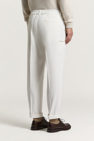 Pantalone jogger in velluto