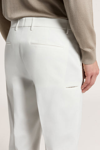 Pantalone chino in gabardina di cotone