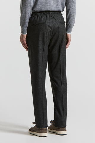 Pantalone jogger in misto lana