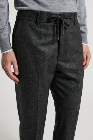Pantalone jogger in misto lana