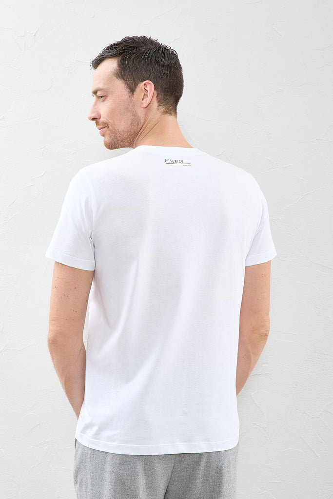 Makò cotton printed T-shirt  