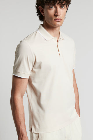 Lightweight Supima cotton piqué polo shirt