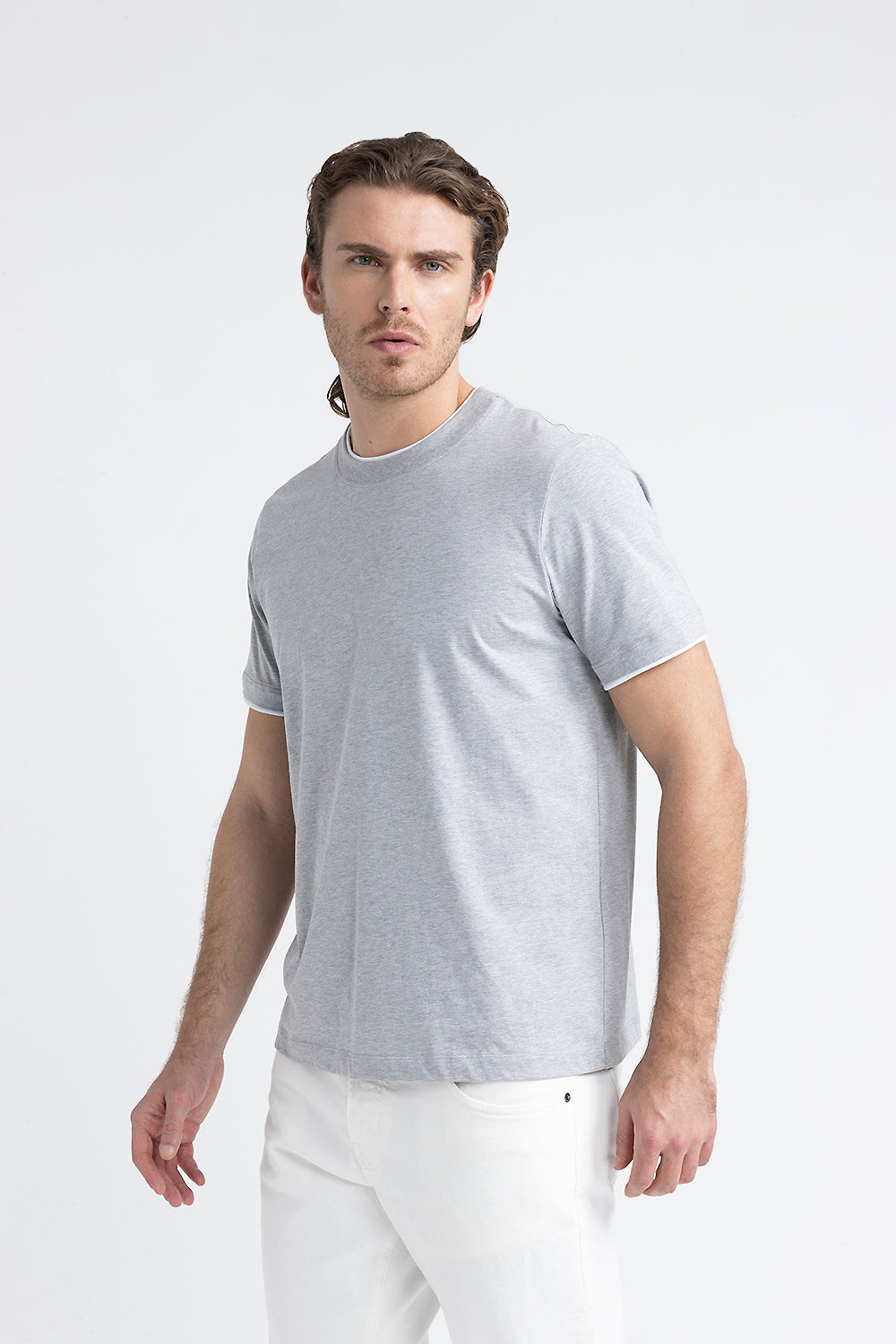 Peserico T-shirt in morbido jersey di puro cotone