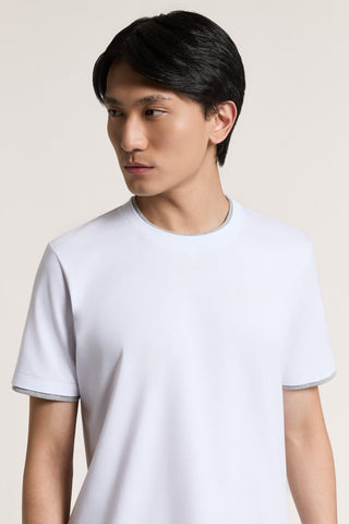 T-Shirt in jersey di puro cotone