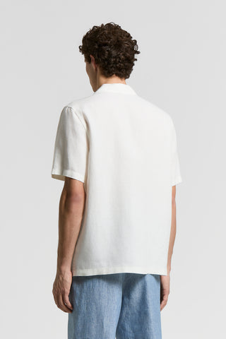 Camp shirt in tela di lino