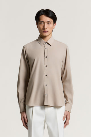 Camicia in velluto di puro cotone
