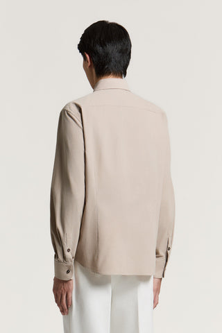 Camicia in velluto di puro cotone