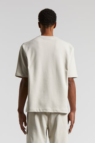 Pure cotton French terry fleece t-shirt