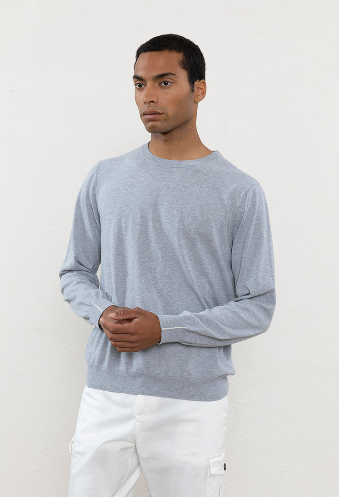 Pure crepe cotton sweater  