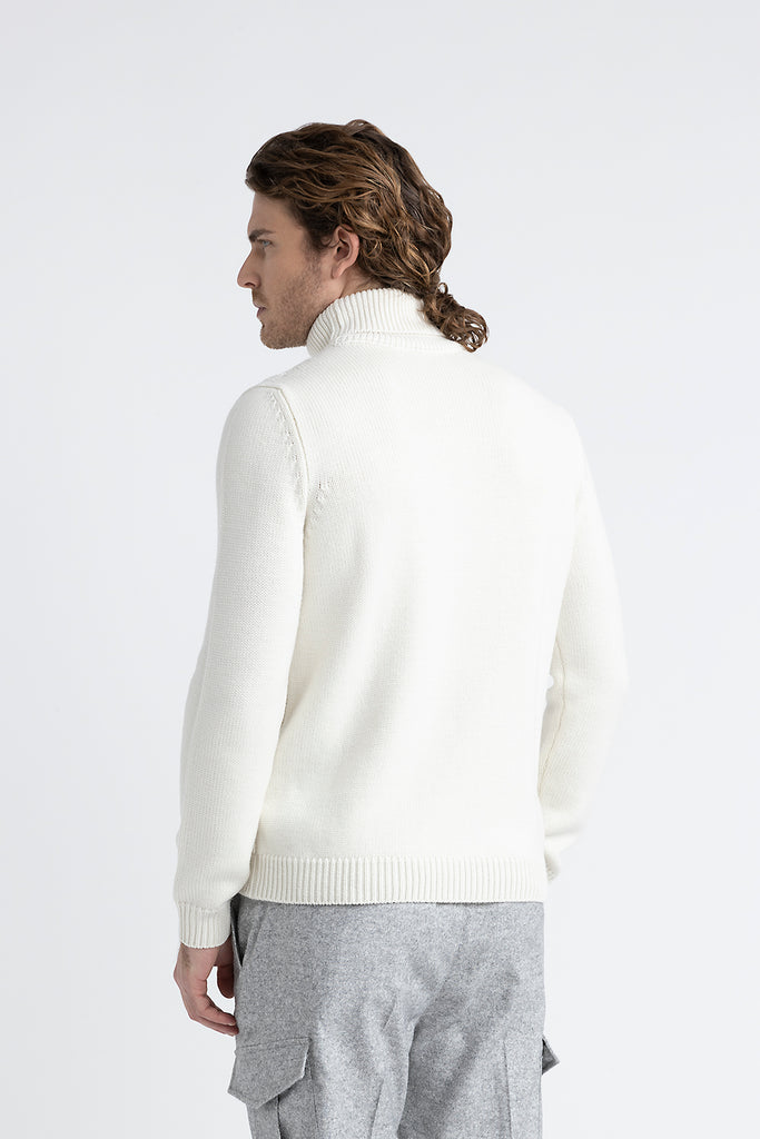 Pure merino wool high neck sweater  