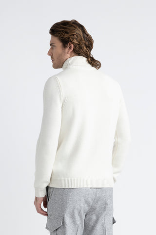 Pure merino wool high neck sweater  