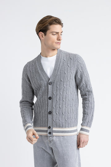 Wool and cashmere cardigan  