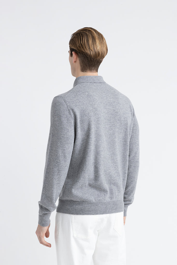 Merino wool and cashmere cardigan  