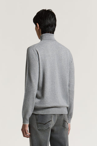Maglia a collo alto in lana e cashmere