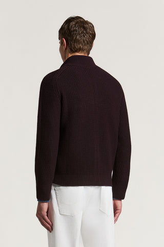 Cardigan in pura lana merino