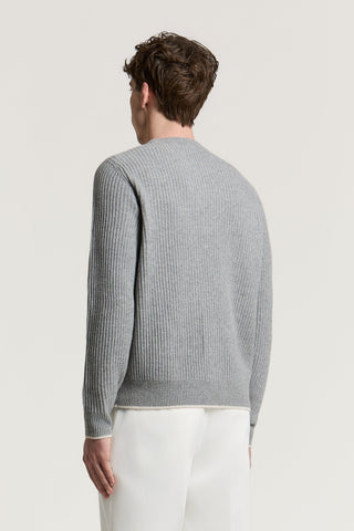 Maglia in lana merino e cashmere