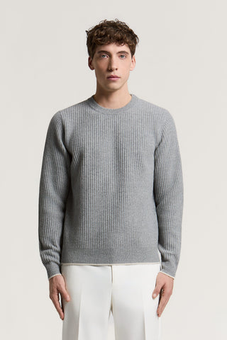 Maglia in lana merino e cashmere