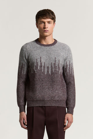 Maglia in alpaca, lana e cotone