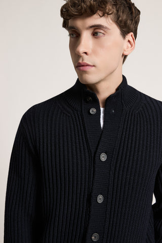 Cardigan in pura lana merino