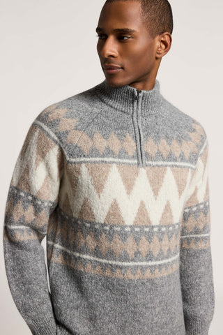 Maglia in alpaca, lana e cotone
