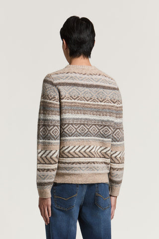 Maglia in misto alpaca, lana e cotone