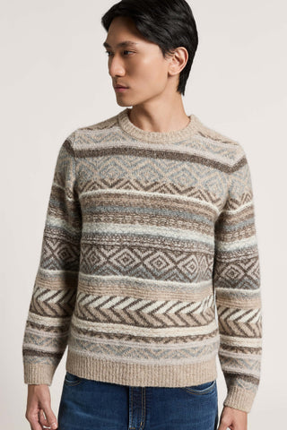 Maglia in misto alpaca, lana e cotone
