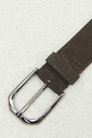 Real suede leather belt  