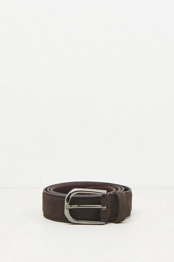 Real suede leather belt  