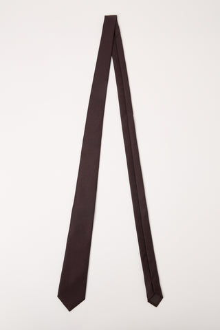 Cravatta in gabardina di pura lana 1 / 2