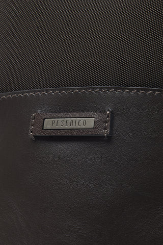 Genuine leather travel backpack