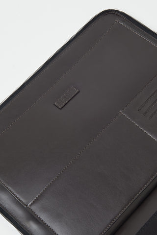 Men's leather clutch bag