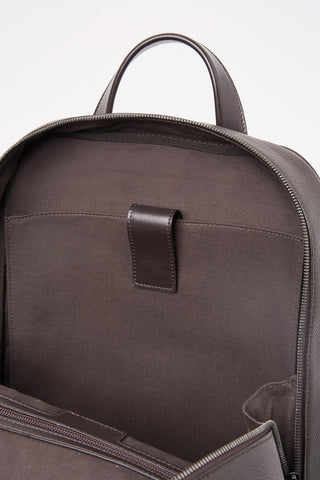 Zaino in pelle granata