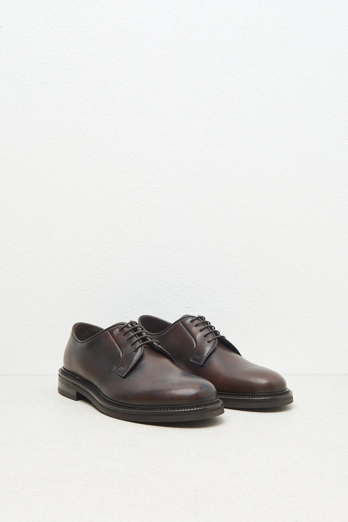 Real leather derby shoe  