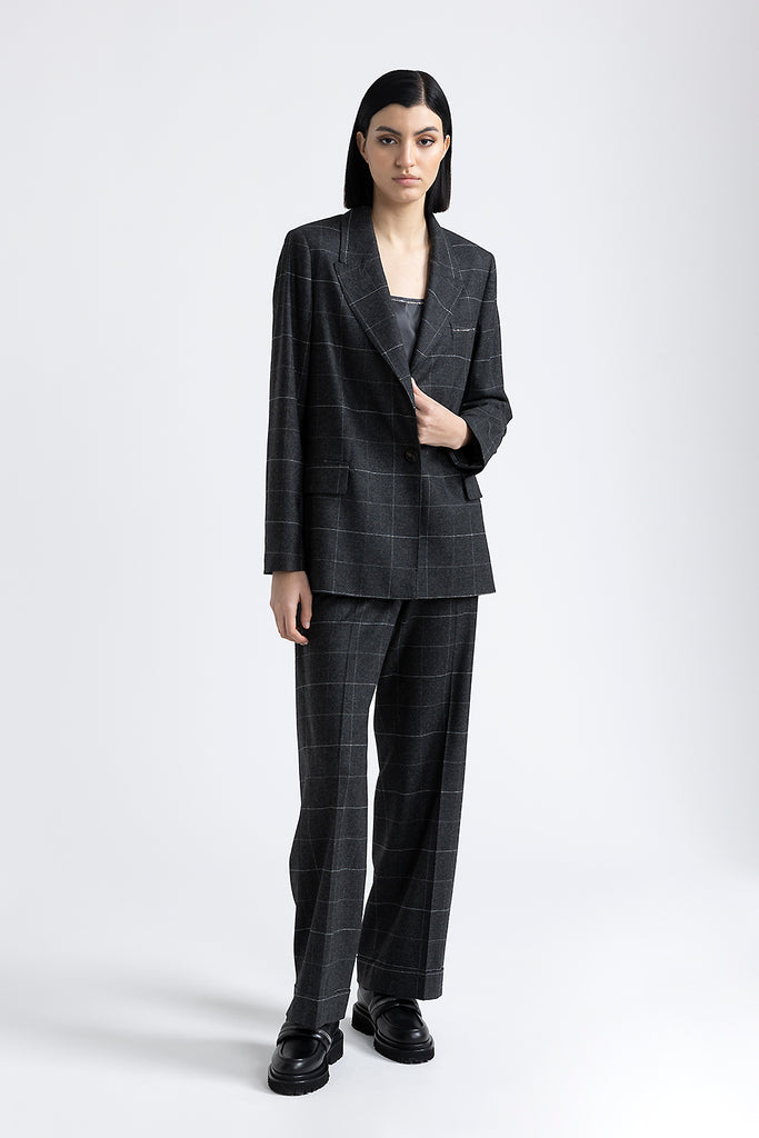 Stretch cashmere wool blazer  