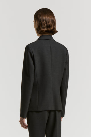 Double technical fabric blazer