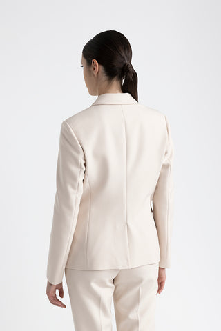 Double-face technical fabric  blazer  