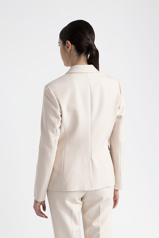 Double-face technical fabric  blazer  