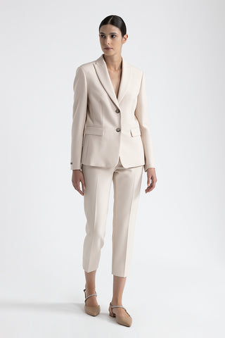 Double-face technical fabric  blazer  